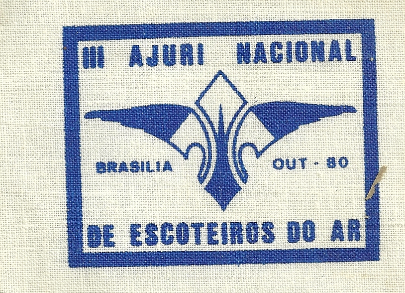 distintivo do 3º Ajuri Nacional de Escoteiros do Ar
